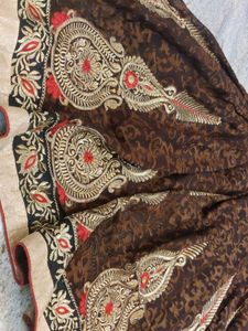 Gorgeous Brown Embroidered lehenga