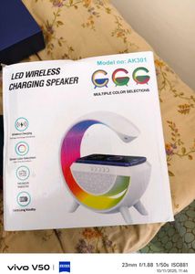 LED Wireless Charging Speaker