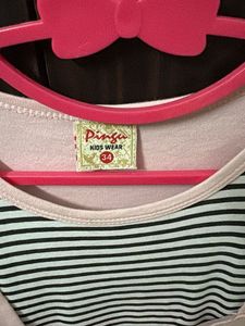Cute Pink Pinafore Dress