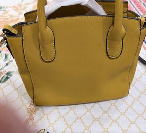 Chic Mustard Yellow Handbag