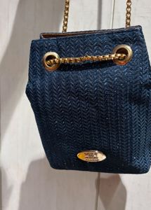 ESBEDA - Navy blue bucket bag