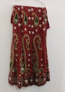 Red Heavy Designer Bridal Lehanga