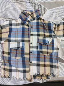 Plaid Button-Down Shirt