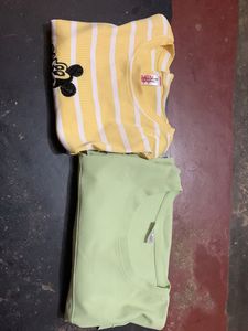 crop t shirt combo