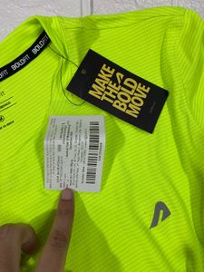 Bright Neon Green Workout T-Shirt