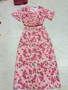 Bust 36 Chic Floral Print skirt Co-ord Set