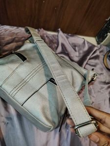 Stylish Silver Crossbody Bag