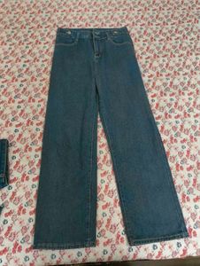 Wide Leg Denim Jeans