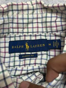 Ralph Lauren Classic Plaid Button-Down Shirt