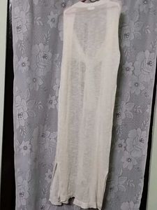 Long Cream Cardigan