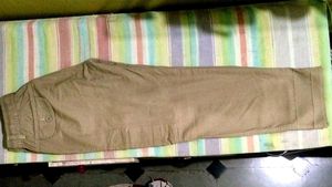 Mens cotton blend cargo joggers/ elasticated waist