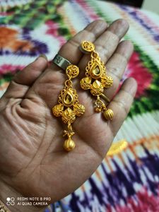Alloy Gold Plated Jewel Set
