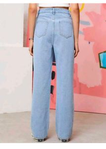 Light Wash Wide Leg Jeans