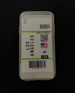 iPhone XR Silicon back ticket case