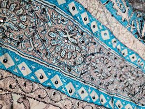 Pure Crepe embroidered saree