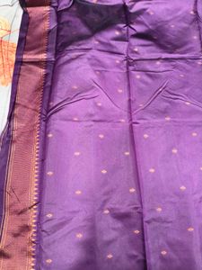 Elegant Paisley Print Saree