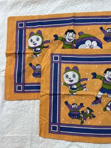 Doraemon Themed Cotton Pillowcases (Set of 2)