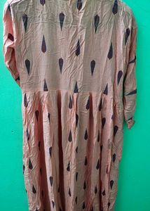 Elegant Pink Printed Kurta