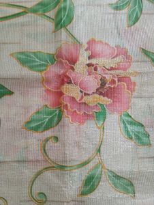 Floral printed dining table cover