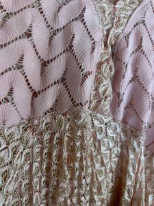 Lace Peplum Top