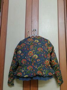 Bohemian Floral Print Jacket