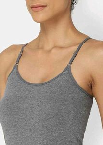 H&amp;M Grey Spaghetti Strap Camisole Top