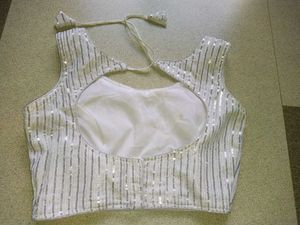 Unused Silver Color Blouse