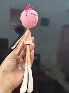 Cute Princess Doll with Pink Hair
