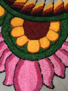 Handmade Floral corner  rangoli