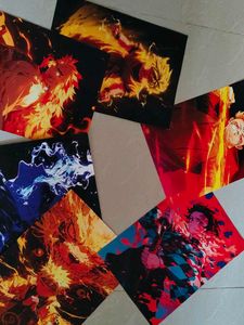 Anime posters -sukuna,gojo, Naruto, rengoku, tanji