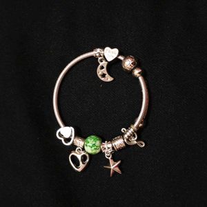Charm Bracelet with Moon & Star