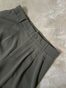 Korean style Taupe Brown High-Waist Pants
