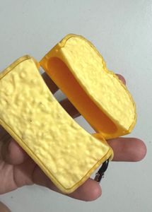 Bread silicone Earbuds Yellow