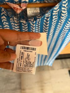 New desi mix Blue &amp; White Printed Palazzo
