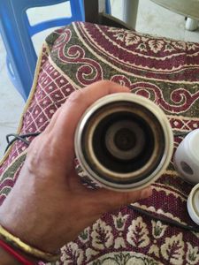 White Thermos with Ship Design