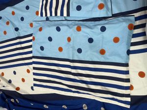 Vibrant Striped &amp; Polka Dot Bed Sheet