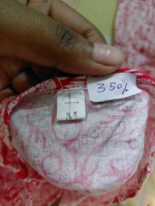 Raspberry Pink Floral Peplum / Baby-Doll Top