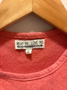 Coral Heathered Tank Top