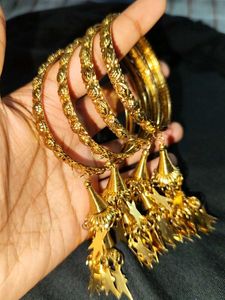 Gold-Plated Traditional Bangles