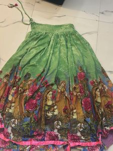 Vibrant Ethnic Skirt with Traditional Print