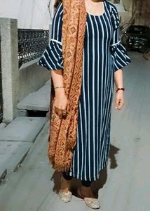 Striped Women's kurti