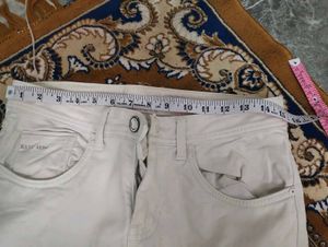 Men's Beige Casual Pants
