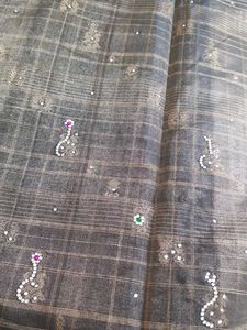pure pattu gold Zarin tissue black Saree