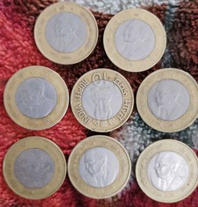 Rare 10 Rupee Coins (Set of 8)