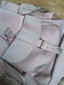GrafeaStylish Lavender Leather Backpack