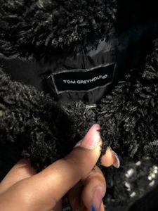 Chic Black Teddy Jacket
