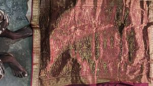 Exquisite Silk Saree with Gold Zari Work