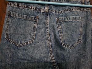 Womens Light Wash Wide Leg Jeans