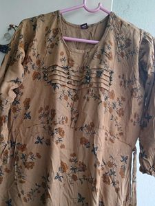 Floral Print Kurta