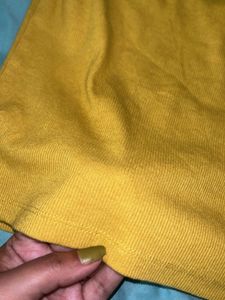 Shein yellow tube top